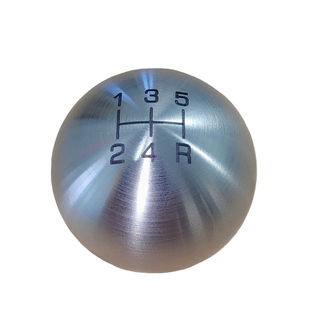 Brushed Stainless Steel Heavy Weight 5 Speed Shift Knob