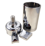 ShifTopperz shifter adapter 4 pc chrome kit for splitter style Eaton Fullers, Super10, 13, 18, LL and 15 speeds.