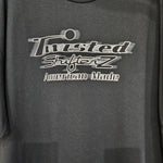 Twisted Shifterz Short Sleeve Shirts Vintage Gas Station Scene with the W900 and 57 Ford Wagoon