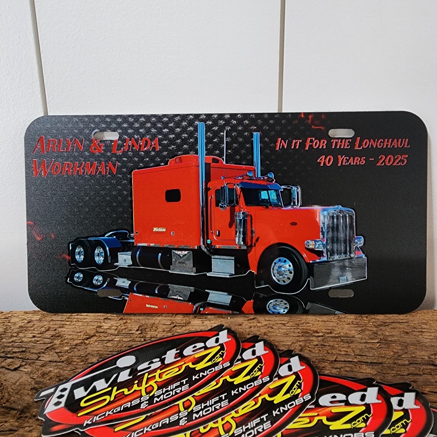 car image custom license plate