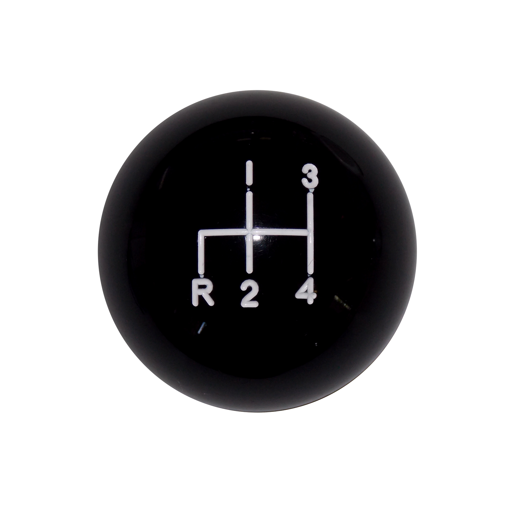 1-7/8" Black 4 speed Reverse Down Left Shift Knob