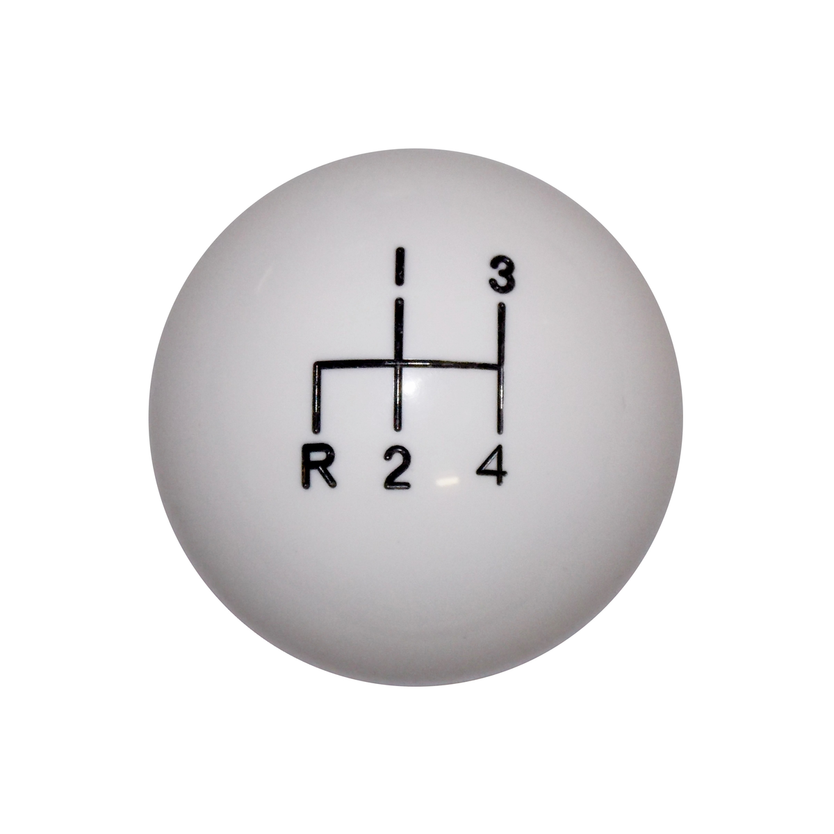 image of 1-7/8" White Empi 4 Speed Shift Knob