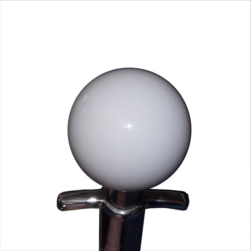 1-7/8" White Muncie 4 Speed Shift Knob