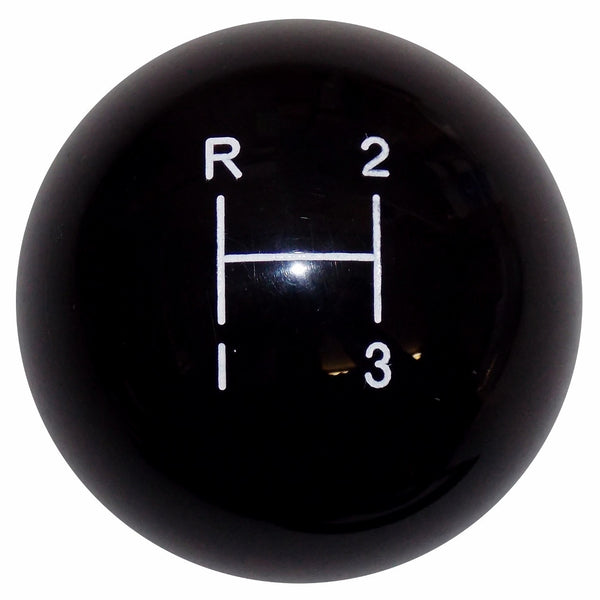 3 Speed Black Shift Knob