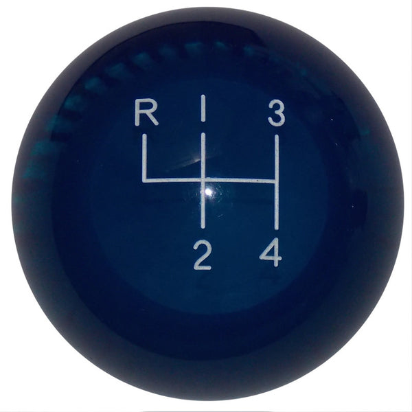 Clear Blue 4 Speed Shift Knob