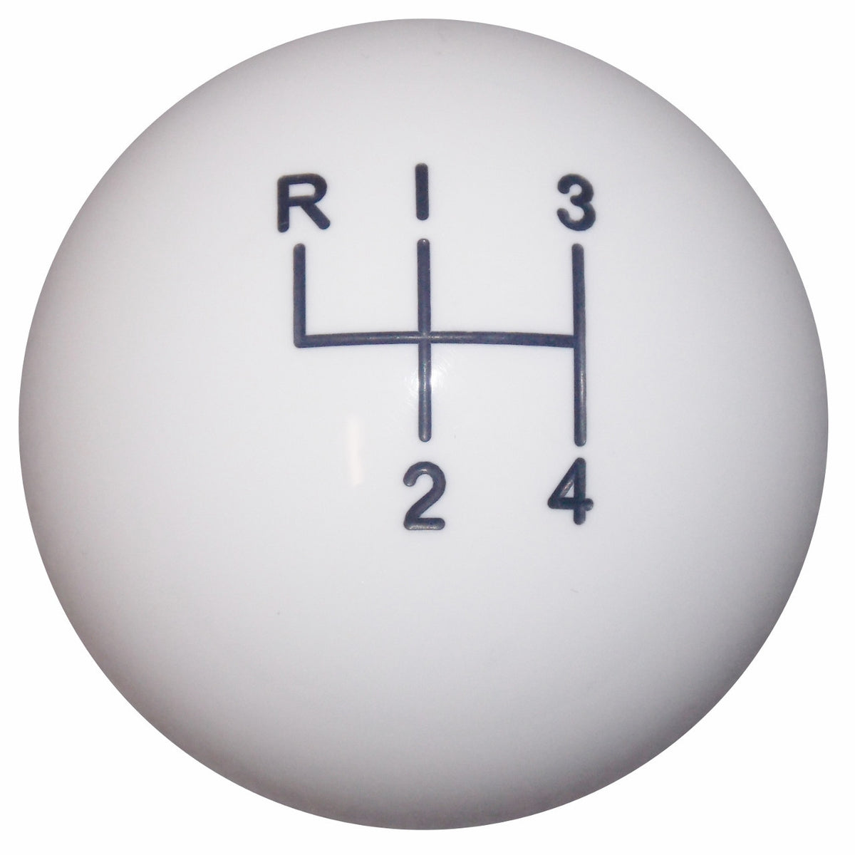 White 4 Speed Shift Knob