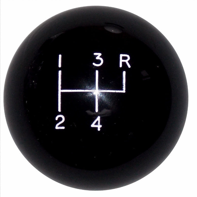 Black 4 spd Reverse Up Right Shift Knob