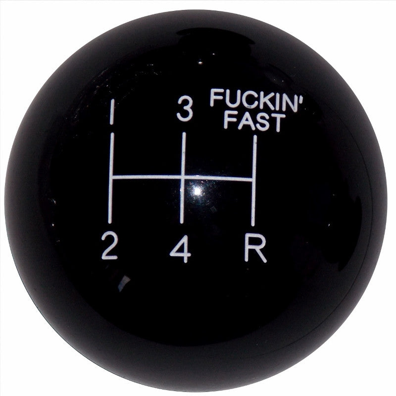 F-in Fast 5 Speed Black Shift Knob