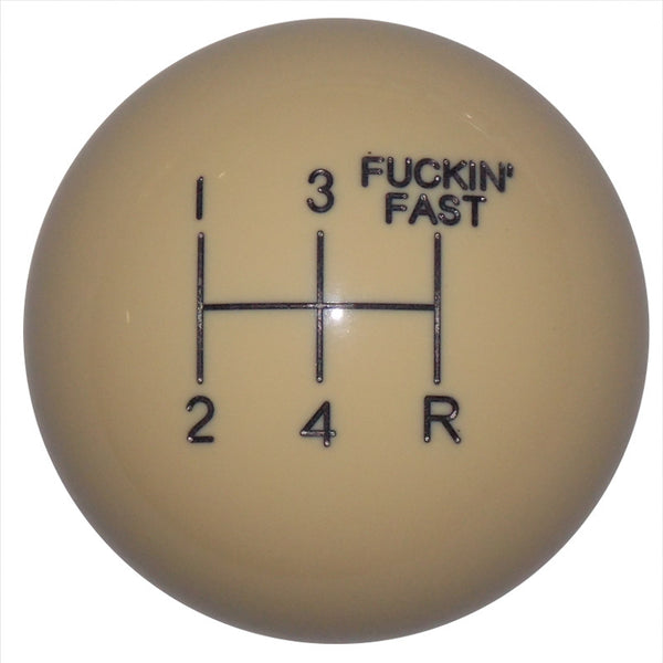 F-in Fast 5 Speed Ivory Shift Knob