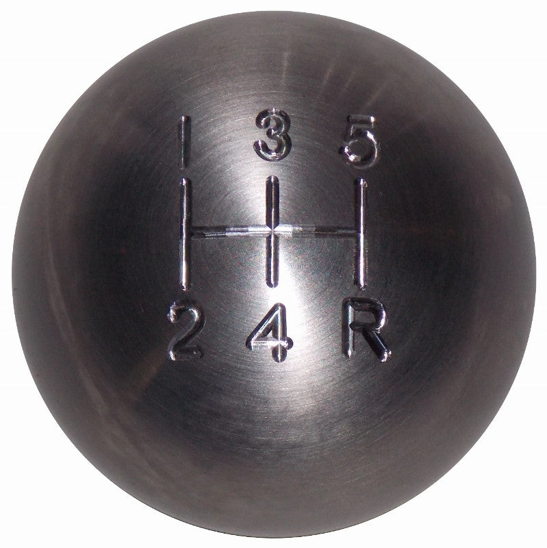 Brushed Stainless Steel Heavy Weight 5 Speed Shift Knob