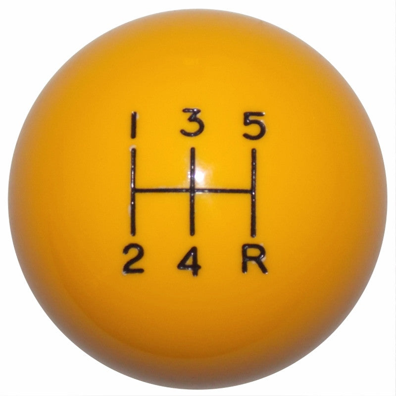 Yellow 5 spd/ std Shift Knob