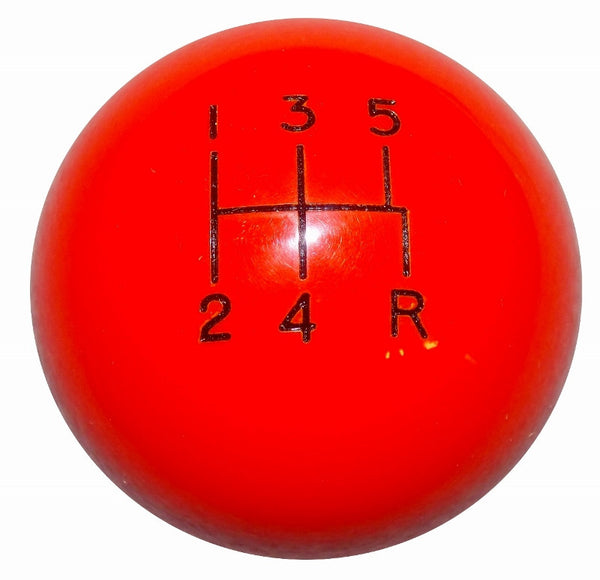 Orange 5 Spd/off set Shift Knob