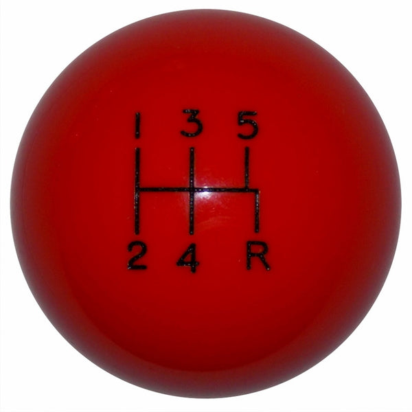 Red 5 spd/off set Shift Knob