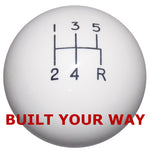Custom Order Solid Color Engraved Shift Pattern Knob 