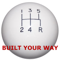 Custom Order Solid Color Engraved Shift Pattern Knob 