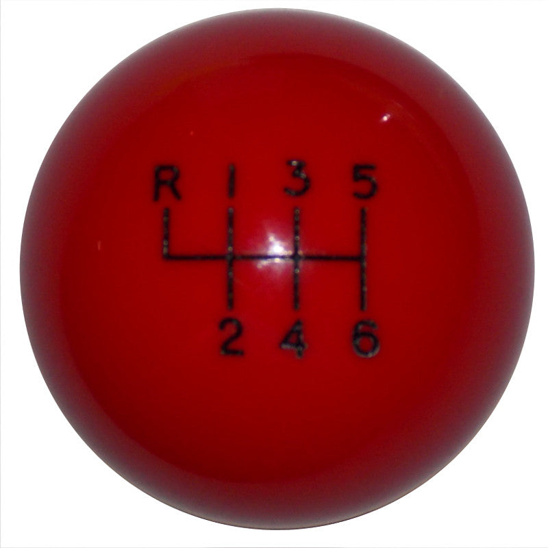 Red New 6 Speed Shift Knob