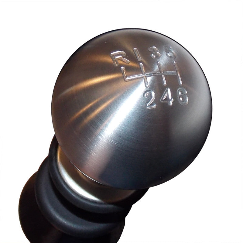 Brushed Stainless Steel Heavy Weight BRZ 6 Speed Pattern Knob