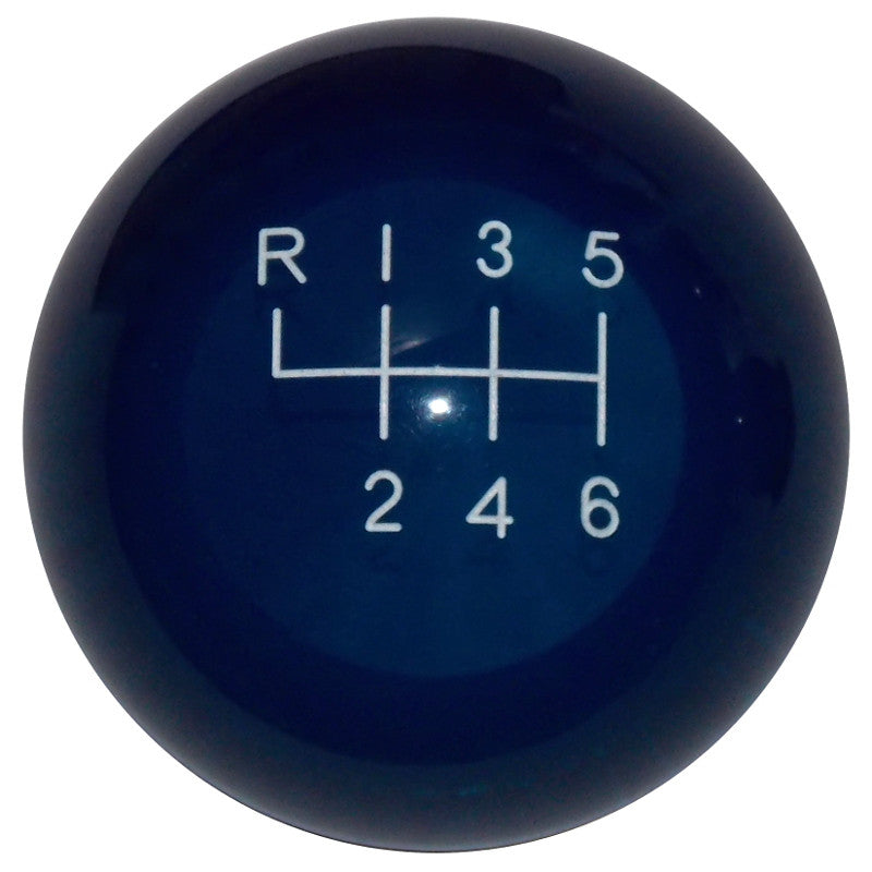 Clear Blue New 6 Speed Shift Knob