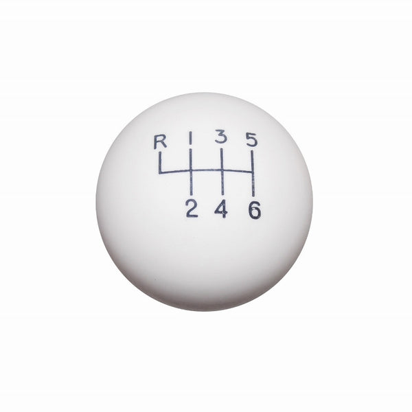 1-7/8" White New 6 Speed Shift Knob