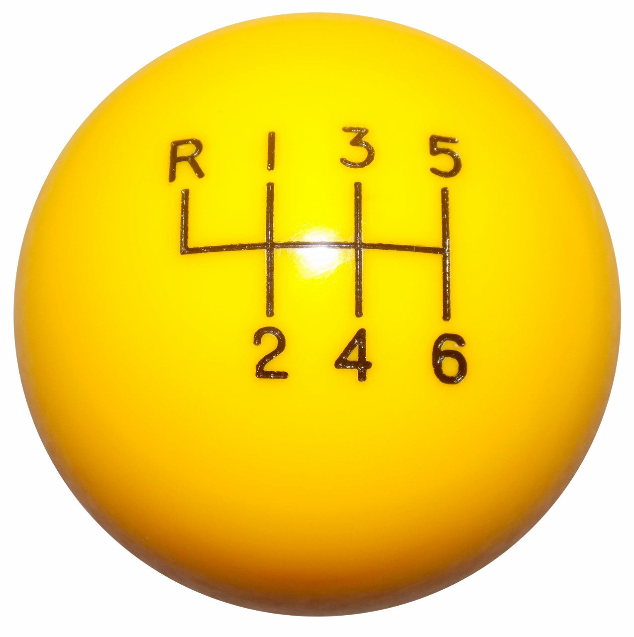 Yellow New 6 Speed Shift Knob