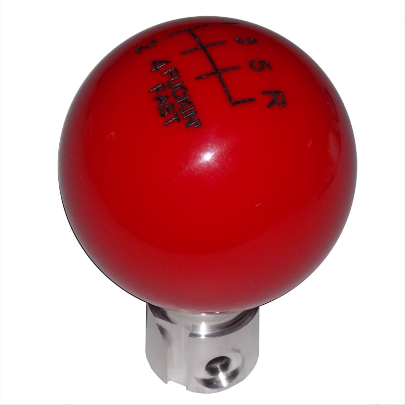 2013 up Camaro Red F-in Fast 6 Speed Pattern Shift Knob