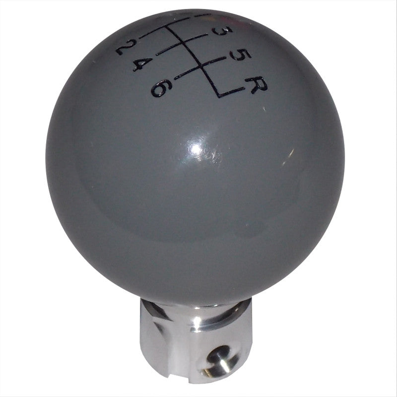 C6 Corvette Gray 6 Speed Pattern Shift Knob