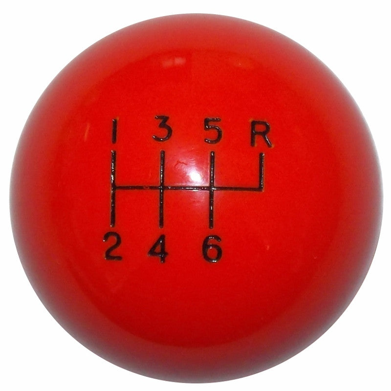 Orange 6 Speed Shift Knob