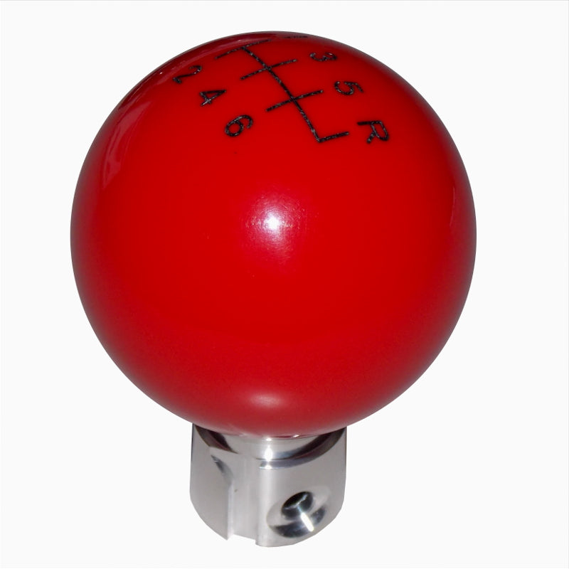 C6 Corvette Red 6 Speed Pattern Shift Knob