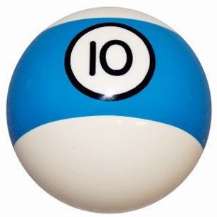 10 Ball Blue Stripe Billiard Shift Knob