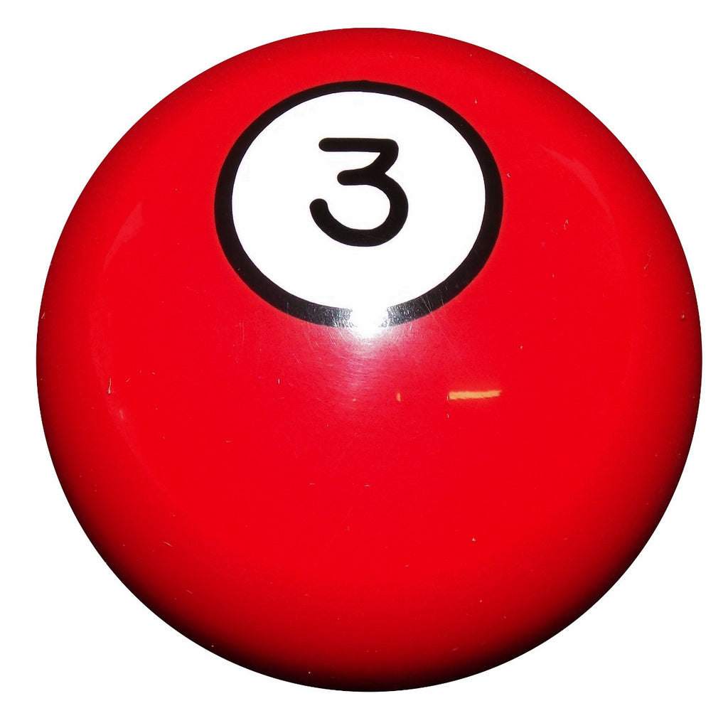 3 Ball Red Billiard Shift Knob