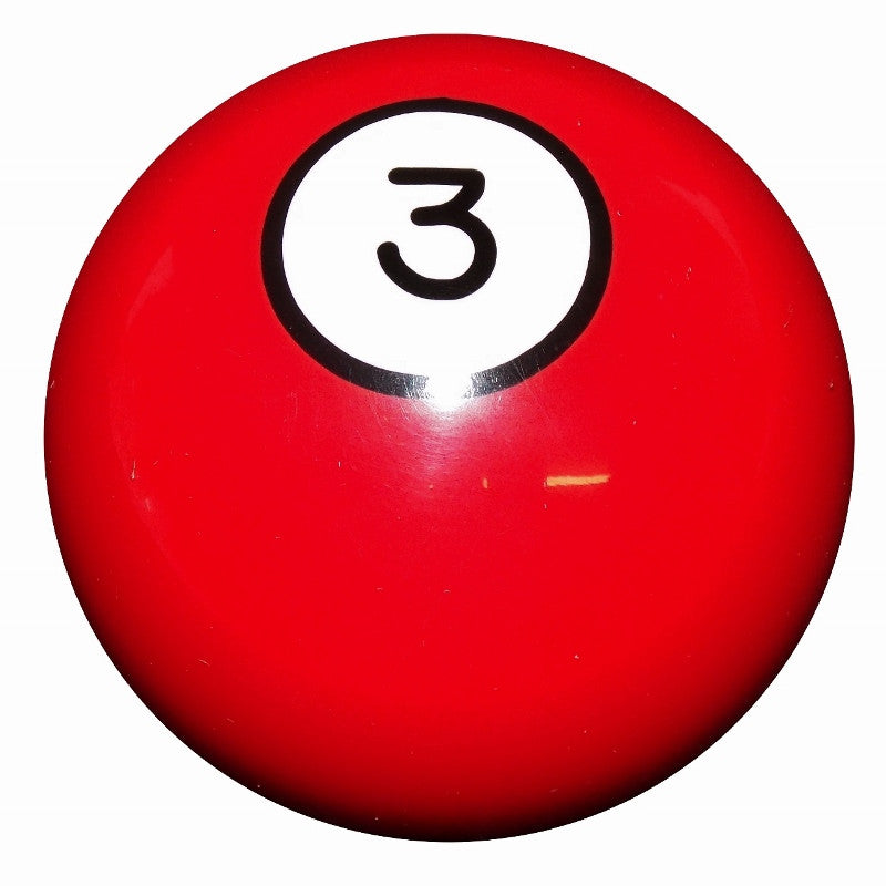 3 Ball Red Billiard Brake Knob