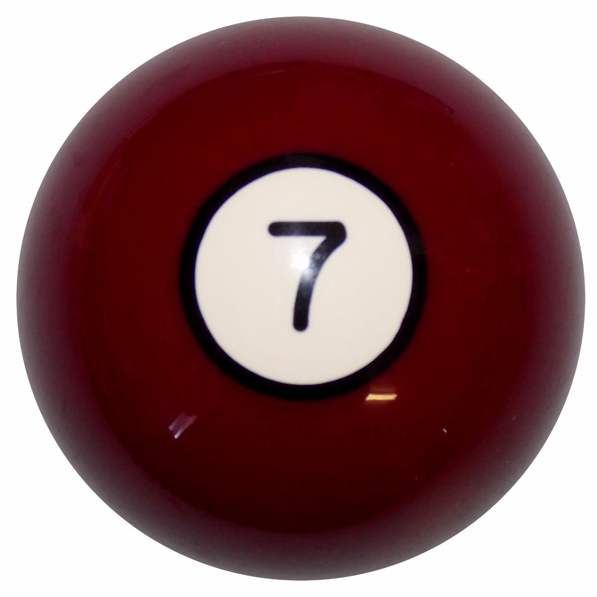 7 Ball Burgundy Billiard Shift Knob