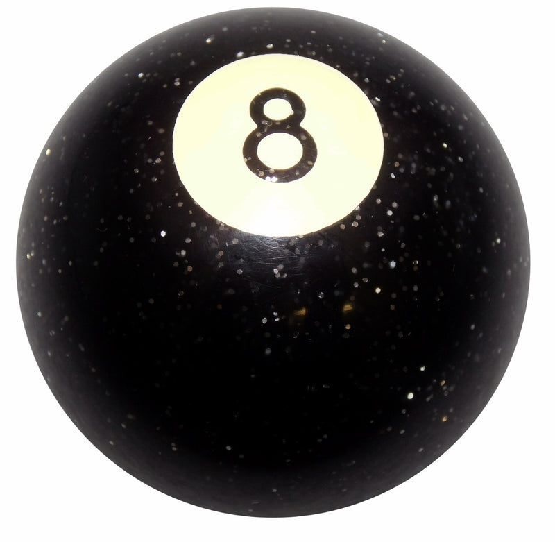 Glitter Black 8 Ball Shift Knob