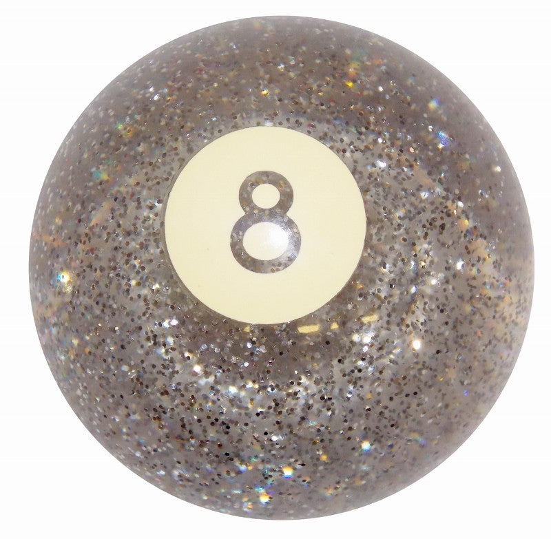 Clear Glitter 8 Ball Brake Knob