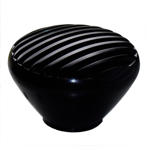 Black Billet Nostalgic Finned Brake Knob