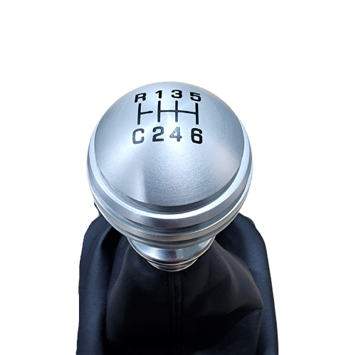 Factory Height 2021 2022 2023 Bronco 6G 7 Speed OE V2 BR-200 Grooved Round Aluminum Heavy Weight Custom Shift Knob and Adapter