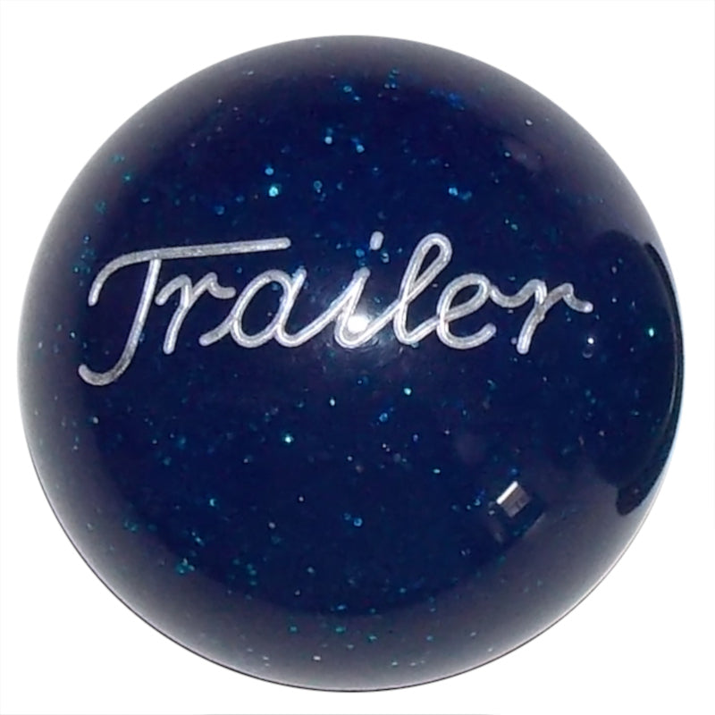 Blue Glitter Trailer Brake Knob