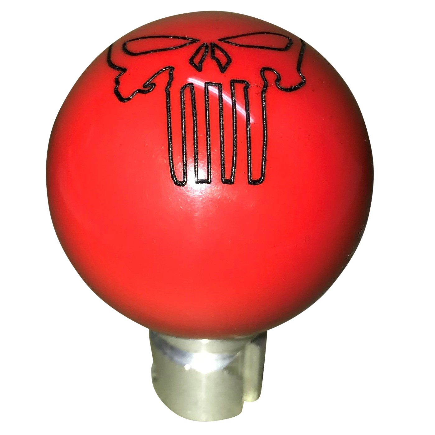 image of 2013 up Camaro Red Punisher Skull Shift Knob