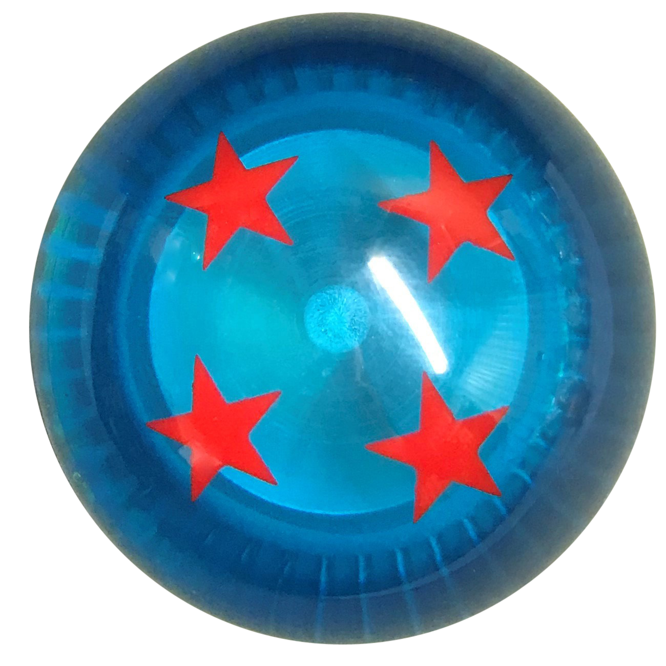 image of Blue Dragon Ball Z Brake Knob With 4 Red Stars