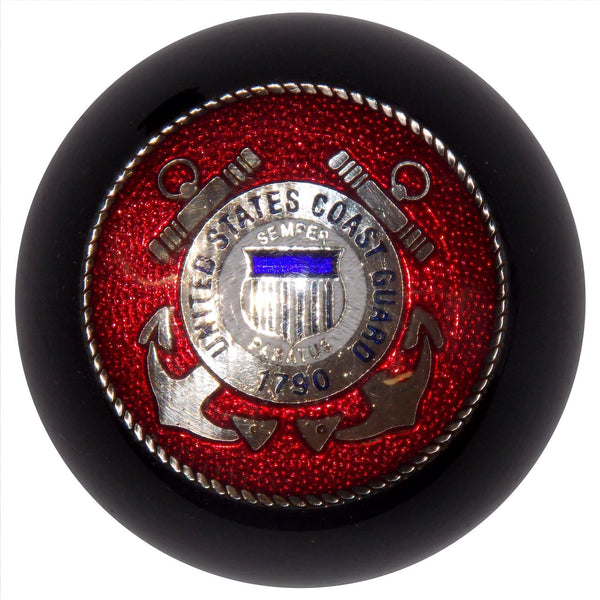 Black U.S. Coast Guard Shift Knob