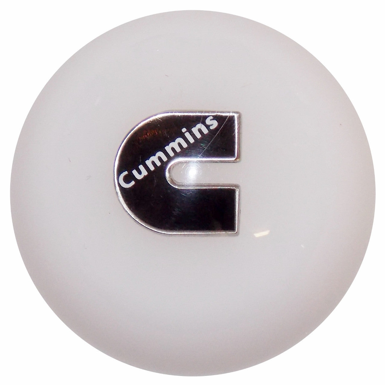 Cummins C Logo White Shift Knob