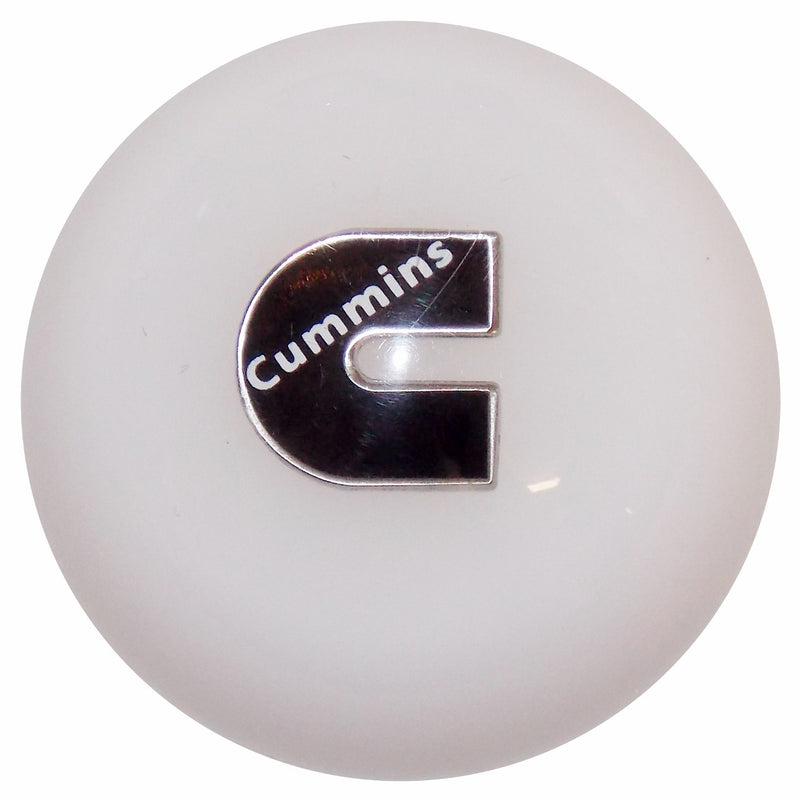 Cummins C Logo White Shift Knob