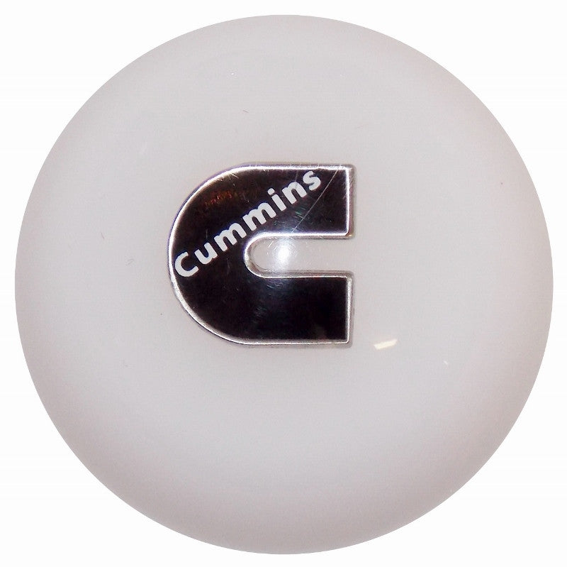 Cummins C Logo White Brake Knob