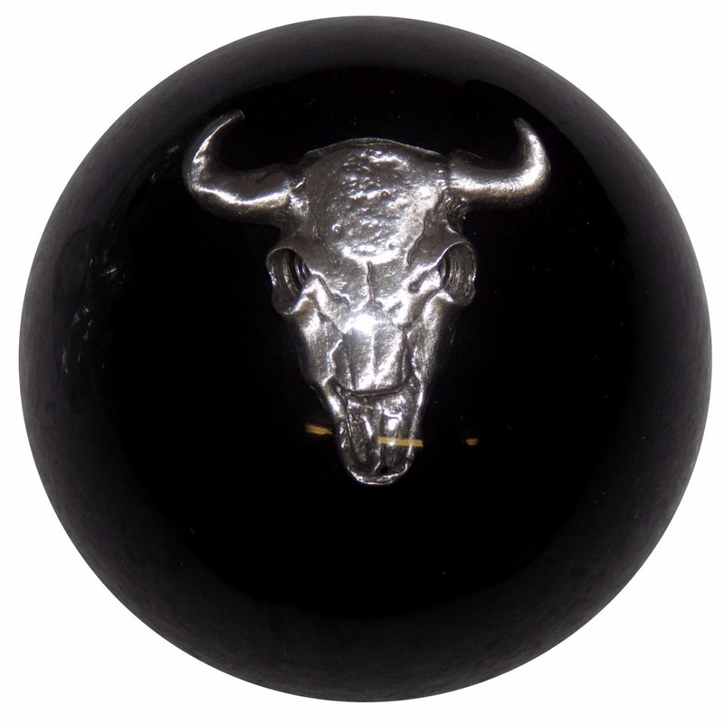 Black Cow Skull Shift Knob