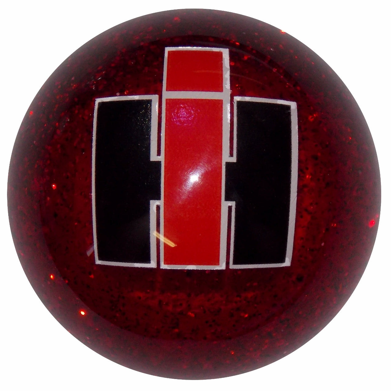 International Red Glitter Shift Knob