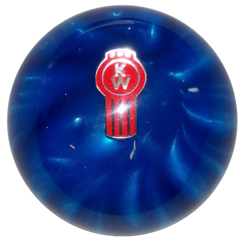 Pearl Blue Kenworth Brake Knob