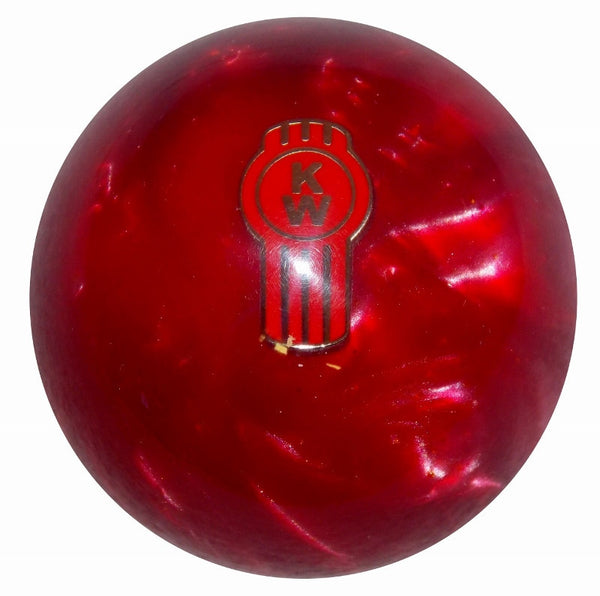 image of Red Pearl Kenworth Brake Knob