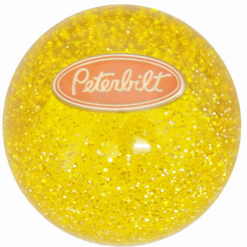 Amber Glitter Peterbilt Brake Knob