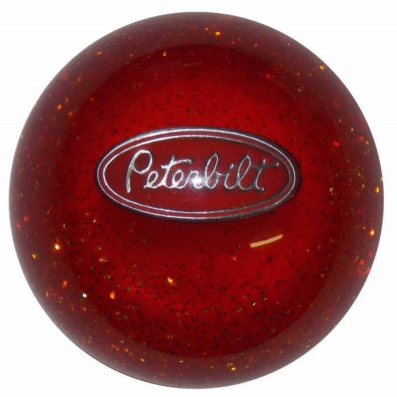 Orange Glitter Peterbilt Brake Knob