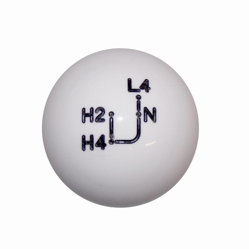1-7/8" White Toyta 4 wd Shift Knob